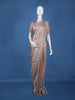 Light Pink Leaf Woven Design Banarasi Silk Saree
