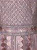 Light  Pink Sequins Embroidered Kids Net Lehenga