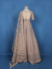 Light Pink Sequins Embroidery Net Lehenga