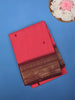 Light Pink Solid Cotton Saree Print Border - Diadem