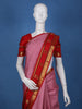 Light Pink Zari Woven Pure Kanchipuram Silk Saree - Diadem