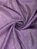 Light Purple Butta Woven Design Soft Tissue Saree with Scalloped Border