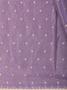 Light Purple Butta Woven Design Soft Tissue Saree with Scalloped Border