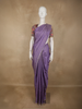 Light Purple Butta Woven Design Soft Tissue Saree with Scalloped Border