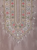Light Purple Floral Beads Embroidered Design Georgette Palazzo Suit with Dupatta
