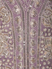 Light Purple Floral Beads Embroidered Design Georgette Skirt Top with Choker Dupatta