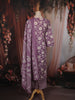 Light Purple Floral Printed Design Cotton Straight Cut Salwar Suit with Dupatta