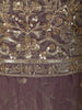 Light Purple Floral Sequins and Zari Embroidered Design Organza Lehenga with Dupatta