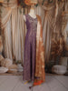 Light Purple Floral Sequins and Zari Embroidered Design Tissue Silk Long Anarkali Gown with Contrast Dupatta
