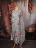 Light Purple Floral Vine Printed Design Cotton Anarkali Salwar Suit with Dupatta