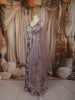 Light Purple Floral and Leafy Botanical Printed Design Chiffon Lehenga with Matching Dupatta