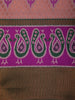 Light Purple Ikat Zari Woven Design Art Silk Saree with Contrast Peacock Zari Border