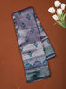 Light Purple Ikat Zari Woven Design Art Silk Saree with Contrast Zari Border