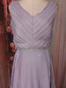 Light Purple Shimmer Embellished Design Party Wear Gown