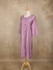 Light Purple Stripes Design Cotton Kurti
