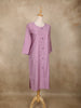 Light Purple Stripes Design Cotton Kurti