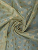 Light Sage Green Leaf Design Semi Tussar Saree