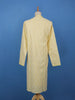 Light Yellow Floral Designed Cotton Kurta Set - Diadem