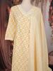 Light Yellow Floral Print Cotton Salwar with Dupatta