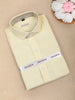 Light Yellow Stripes Design Full Sleeve Cotton Kid's Shirt