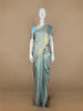 Light Blue Diamond Woven Pure Kanchipuram Silk Saree - Diadem