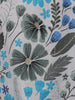 Light Blue Floral Designed Cotton Straight Cut Salwar Suit - Diadem