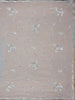 Light Blue Floral Motif Sequin Designed Organza Designer Saree - Diadem