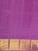 Light Blue Floral Woven Pure Kanchipuram Silk Saree - Diadem