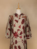 Light Brown Floral Designed Salwar Suit - Diadem