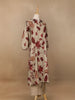 Light Brown Floral Designed Salwar Suit - Diadem