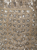 Light Brown Net Lehenga Embellished with Floral Sequins and Beads with Dupatta - Diadem