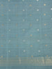 Light Brown Semi Tussar Silk Floral Designed Saree - Diadem