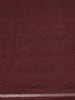 Light Brown Stripes And Floral Woven Pure Kanchipuram Silk Saree - Diadem