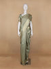 Light Green Abstract Woven Pure Kanchipuram Silk Saree - Diadem