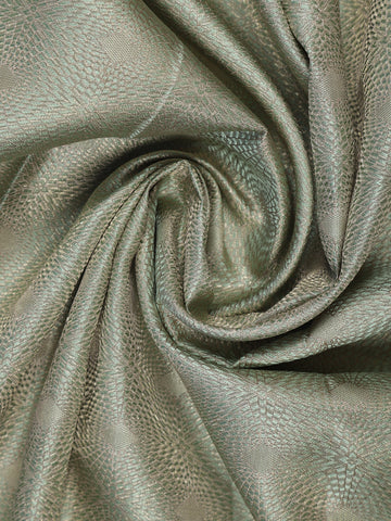 Light Green Abstract Woven Pure Kanchipuram Silk Saree - Diadem