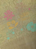 Light Green Floral Design Tissue Silk Saree - Diadem