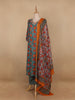 Light Green Floral Designed Cotton Salwar Suit - Diadem