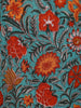 Light Green Floral Designed Cotton Salwar Suit - Diadem