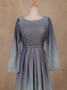 Ombre Effect Shimmer Glitter Party Wear Gown - Diadem