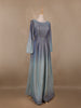 Ombre Effect Shimmer Glitter Party Wear Gown - Diadem