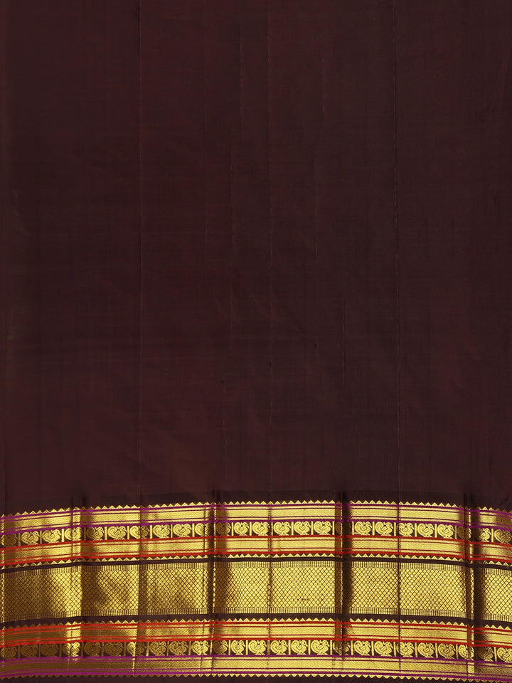 Light Green Peacock Woven Motif Pure Kanchipuram Silk Saree - Diadem