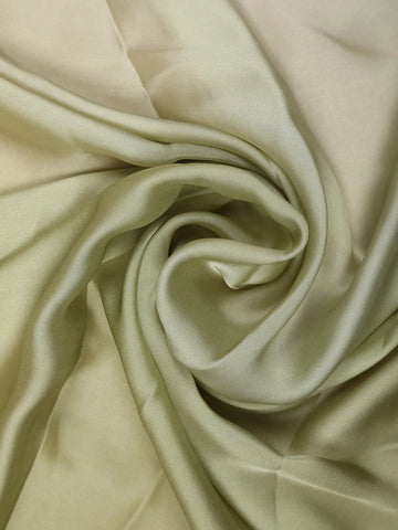 Light Green Solid Satin Fancy Saree with Designed Border - Diadem