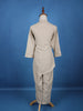 Light Grey Floral Designed Cotton Salwar Suit - Diadem