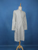 Light Grey Thread Embroidered Kurta Set , With Pant - Diadem