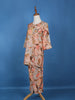Light Peach Abstract Designed Cotton Salwar Suit