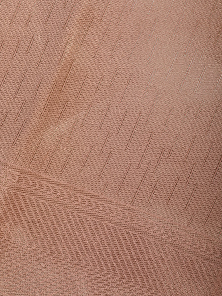 Light Peach Minimal Design Woven Tissue Silk Saree - Diadem