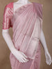 Light Pink Floral Butta Woven Pure Kanchipuram Silk Saree - Diadem