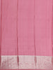 Light Pink Floral Butta Woven Pure Kanchipuram Silk Saree - Diadem