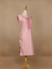 Light Pink Floral Designed Cotton Kurti