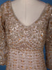 Light Pink Floral Embroidery Net Bridal Gown - Diadem